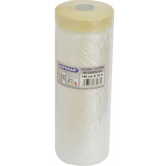 Spokar CQ foil with paper tape, 140 cm × 33 m