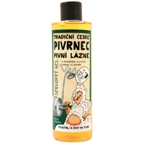 Bohemia Gifts Pivrnec with extracts of brewer's yeast and hops shower gel 250 ml