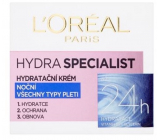 Loreal Paris Hydra Specialist Night Moisturizing Cream For All Types Of Skin 50 ml