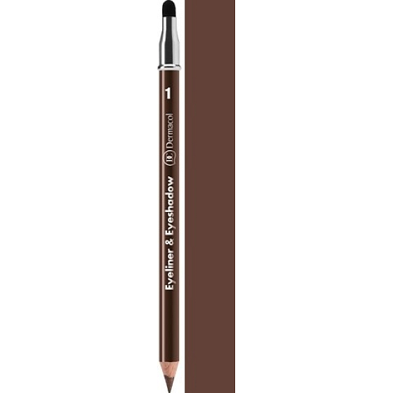 Dermacol Eyeliner & Eye Shadow 2 in 1 eyeliner and eye shadow 01 1.6 g