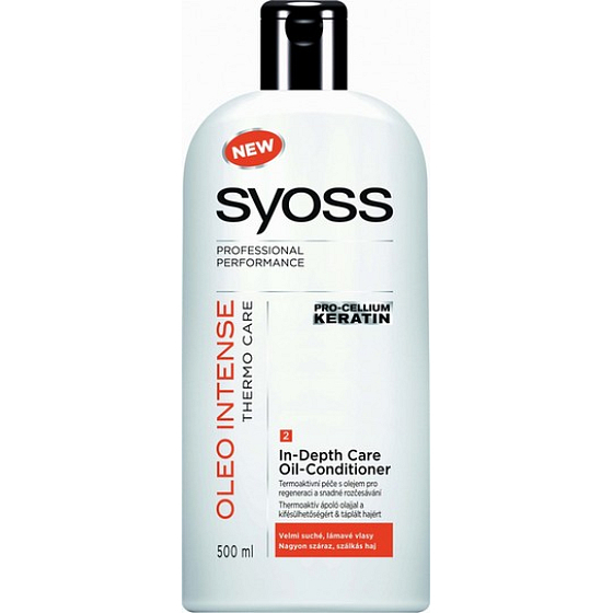 Syoss Oleo Intense Thermo Care conditioner for dry and brittle hair 500 ml