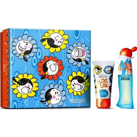 Moschino I Love Love eau de toilette 30 ml + body lotion 50 ml, gift set