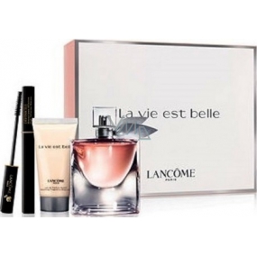 Lancome La Vie Est Belle perfumed water for women 50 ml + body lotion 50 ml + mascara, gift set