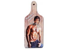 Bohemia Gifts Decorative cutting board I will help you in the kitchen with an original print 28 x 12 cm