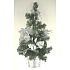 Sapling with silver needles 40 cm