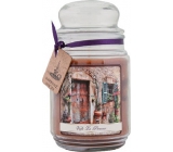 Bohemia Gifts & Cosmetics Vafle la Provence dárková vonná svíčka ve skle doba hoření 105-120 hodin 510 g