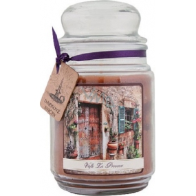 Bohemia Gifts Waffles la Provence gift scented candle in glass burning time 105-120 hours 510 g