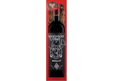 Bohemia Gifts & Cosmetics Merlot Myslivecké víno Lovu zdar červené dárkové víno 750 ml