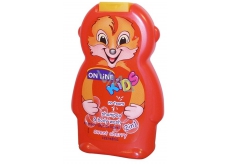 On Line Kids Třešně 2v1 sprchový gel a šampon na vlasy pro děti 250 ml