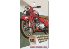 Bohemia Gifts & Cosmetics Aromatická vonná karta Motorka 250 11 x 6,3 cm