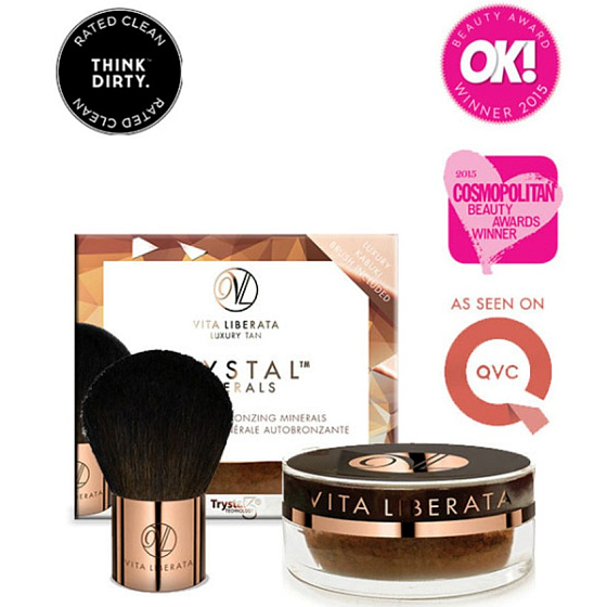 Vita Liberata Trystal Minerals Powder Self-tanning mineral powder with matt effect 02 Bronze 9 g