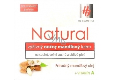 HB Natural Mandlový výživný noční krém s vitamínem A 50 ml