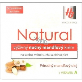 HB Natural Almond nourishing night cream with vitamin A 50 ml
