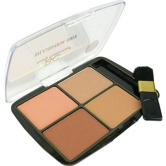 Body Collection Quad Blusher Set Cosmetic cassette blush English Rose 4 x 3 g