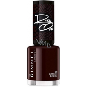 Rimmel London 60 Seconds Chameleon Colour by Rita Ora Nail Polish 901 Darkest Desires 8 ml