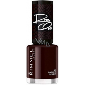 Rimmel London 60 Seconds Chameleon Color by Rita Ora nail polish 901 Darkest Desires 8 ml