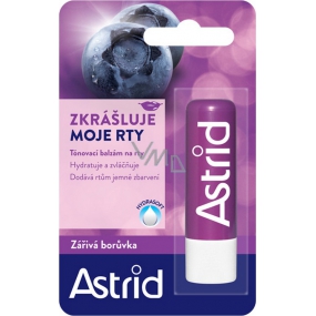 Astrid Radiant blueberry toning lip balm 4.8 g