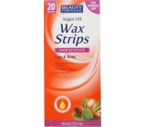 Beauty Formulas Argan Oil Wax Strips depilatory straps for legs and body 20 pieces