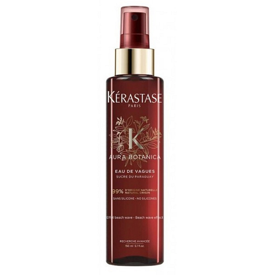 Kérastase Aura Botanica Eau de Vagues silicone-free unsalted spray for a beach look 150 ml
