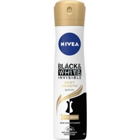 druk Aan vitaliteit Nivea Invisible Black & White Silky Smooth antiperspirant deodorant spray  for women 150 ml - VMD parfumerie - drogerie