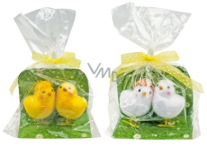 Chickens in decorative bag 6 cm, 2 pcs
