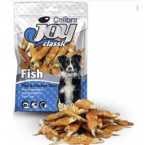 Calibra Joy Classic Fish with chicken slice supplementary food for dogs 80 g
