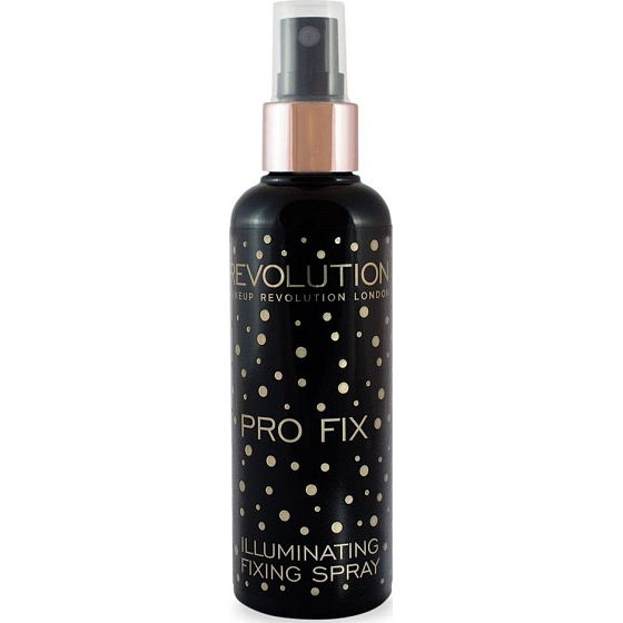 Makeup Revolution Illuminating Fixing fixing spray for make-up 100 ml