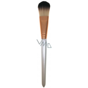 Cosmetic makeup brush white-copper 18 cm