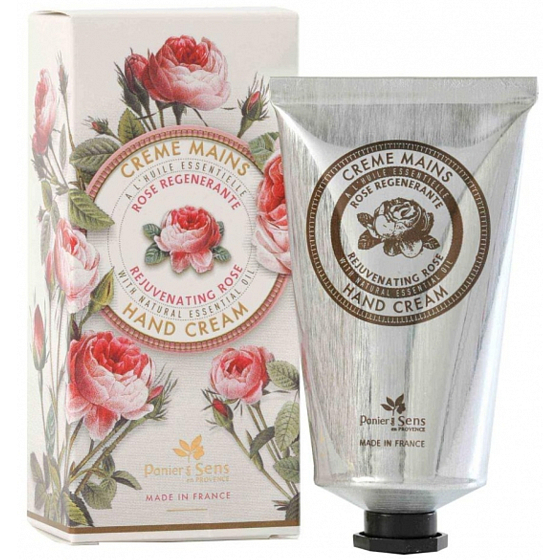 Panier des Sens Rose luxury regenerating, soothing hand cream 75 ml