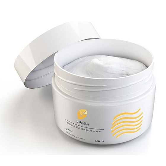 Aromatica Bebutter Bio Oats whipped shea butter, soothes skin, promotes skin elasticity, regeneration and hydration, reduces skin aging and stretch marks 200 ml