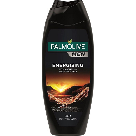 Palmolive Men Energizing 3 in 1 shower gel for body, face and hair 500 ml