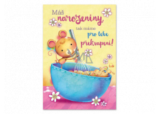 Ditipo Playing birthday card You have a birthday We cooked porridge Jiří Helekal 224 x 157 mm