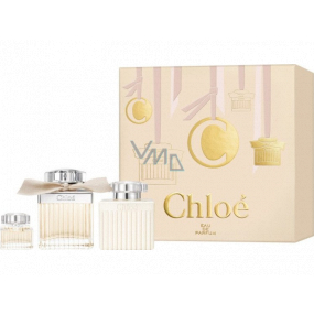 Chloé Chloé perfumed water for women 75 ml + body lotion 100 ml + perfumed water 5 ml, gift set