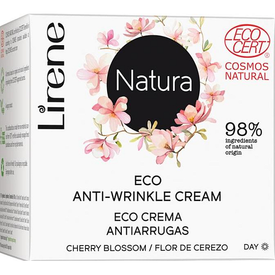 Lirene Natura ECO Anti-wrinkle day cream for skin rejuvenation 50 ml