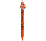 Colorino Rubber pen Wild animals orange, blue refill 0,5 mm