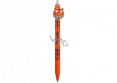 Colorino Rubber pen Wild animals orange, blue refill 0,5 mm