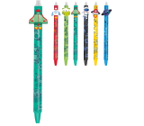 Colorino Rubberized pen Space Life tm.green, blue filling 0,5 mm