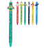 Colorino Rubberized pen Space Life tm.green, blue filling 0,5 mm
