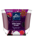 Glade Merry Berry & Wine scented berry and red wine scented candle in glass, burning time up to 52 hours 224 g