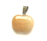 Avanturin Apple of knowledge pendant natural stone 1,5 cm, lucky stone