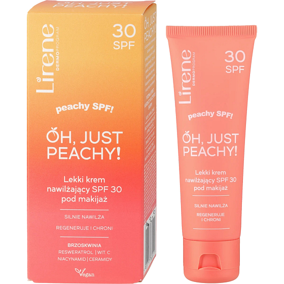 Lirene Oh, just Peachy SPF30 light moisturizer under make-up 50 ml