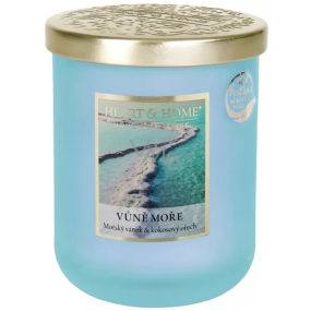 Heart & Home Scent of the Sea Soy scented candle large burns up to 75 hours 320 g