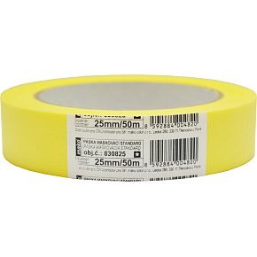 Mako Basic masking tape smooth crepe, 3 days, up to 60 °C, 25 mm × 50 m