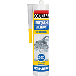 Soudal neutral sanitary silicone, transparent, 280 ml