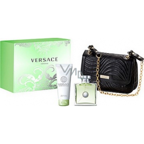 Versace Versense EdT 100 ml Eau de Toilette + 100 ml Body Lotion + handbag, gift set for women