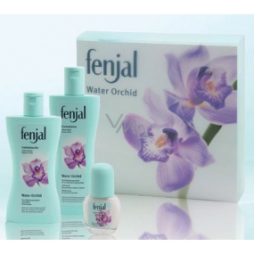 Fenjal Water Orchid shower gel 200 ml + body lotion 200 ml + roll-on 50 ml, cosmetic set