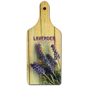 Bohemia Gifts Decorative cutting board Lavender Provence with original print 28 x 12 cm