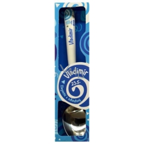 Nekupto Twister Spoon named Vladimir blue 16 cm