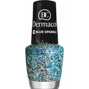 Dermacol Nail Polish with Effect nail polish with effect 10 Blue Sparkle 5 ml