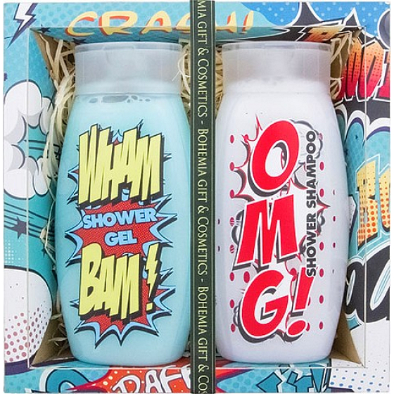Bohemia Gifts For teenagers shower gel 250 ml + shower shampoo 250 ml, cosmetic set